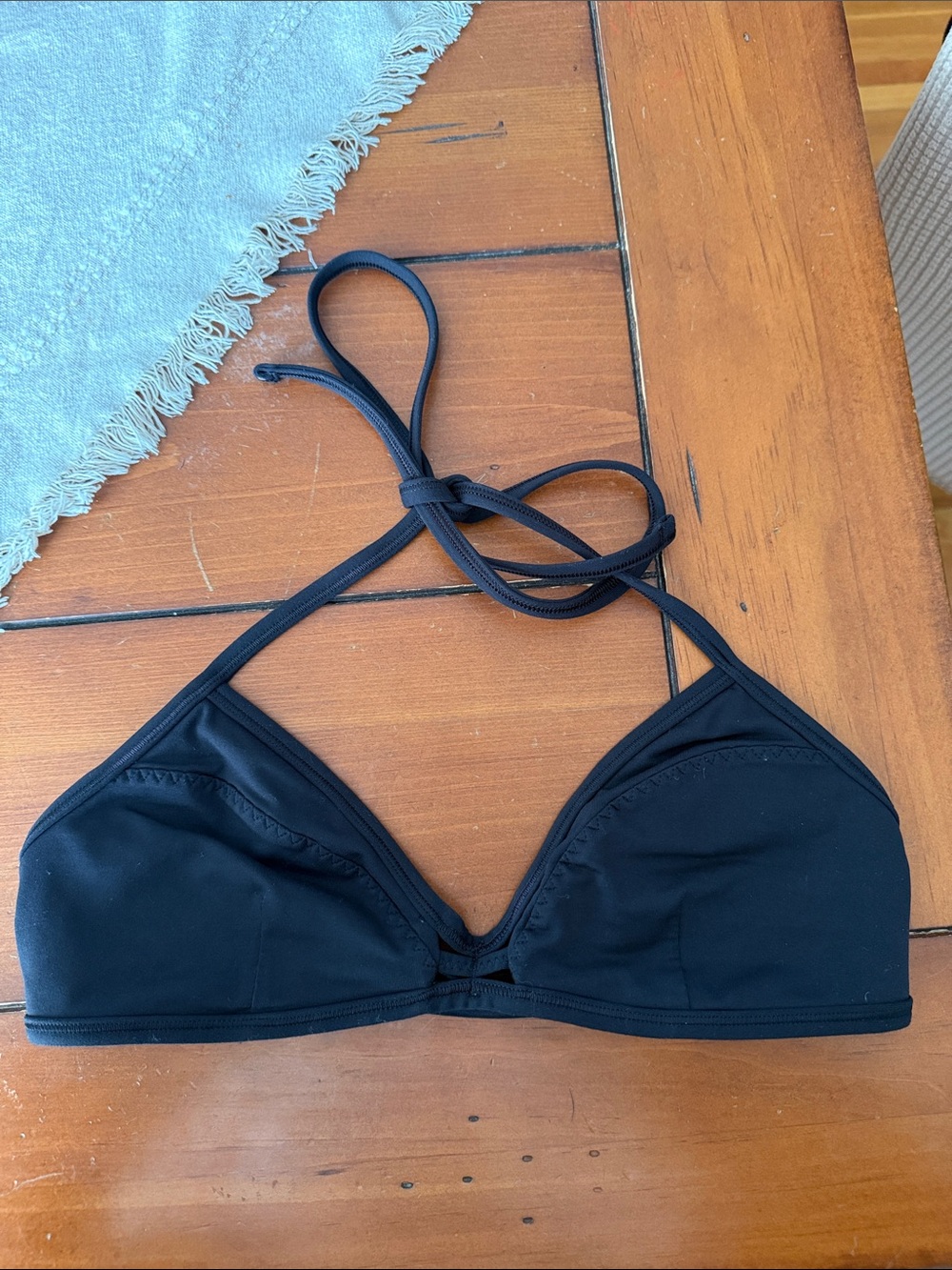 lululemon athletica Black Bandeau Halter Top